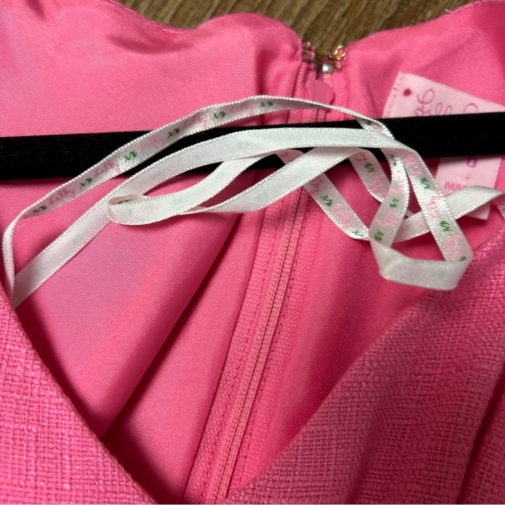 Lilly Pulitzer The Parker Pink V-Neck Dress - Picture 13 of 14